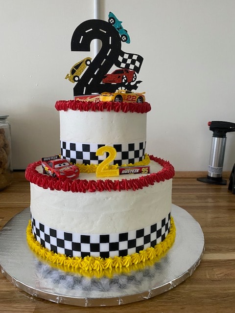 Custom decorated bakery cake by Easy As Pie Home Bakery