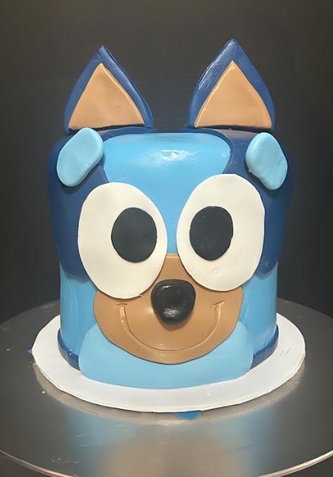 Bluey character birthday cake